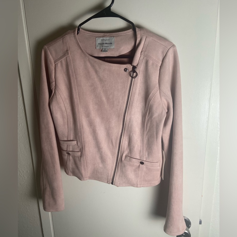 Haute Monde Motto ZipUp Jacket (Mauve)